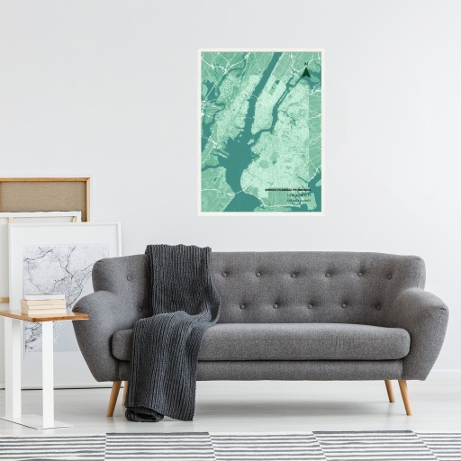 Brooklyn Bridge Poster - Street Map 4