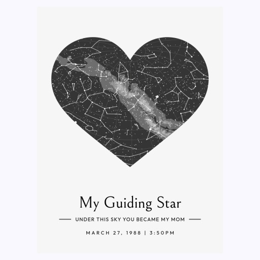 Mother's Day Poster - Celestial Map 1