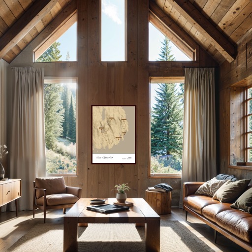 Our Trip to Acadia National Park Poster - Topo Map 3