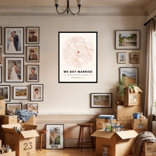 Where We Got Married Poster - Street Map 3