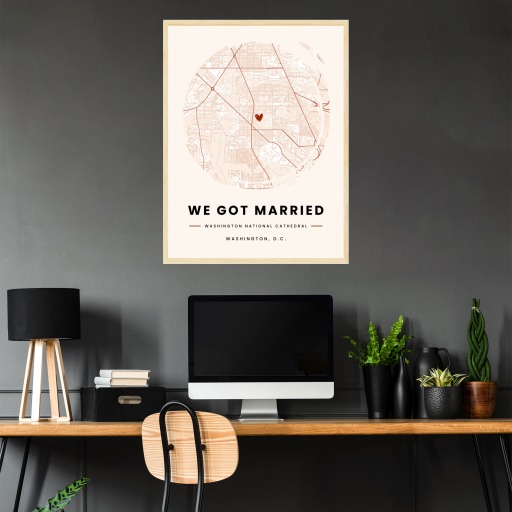 Where We Got Married Poster - Street Map 4