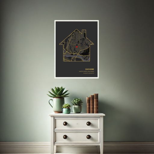 Our Home Poster - Street Map 3
