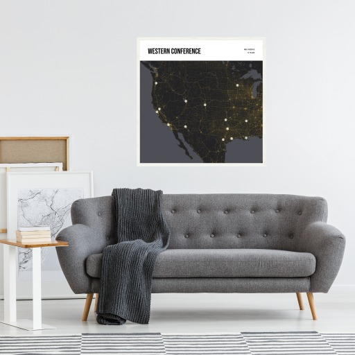 Western Conference Poster - Street Map 5