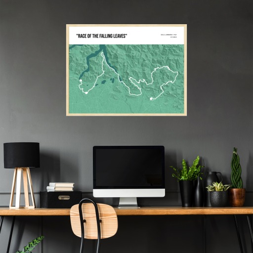 2023 Il Lombardia Poster - Route Map 2