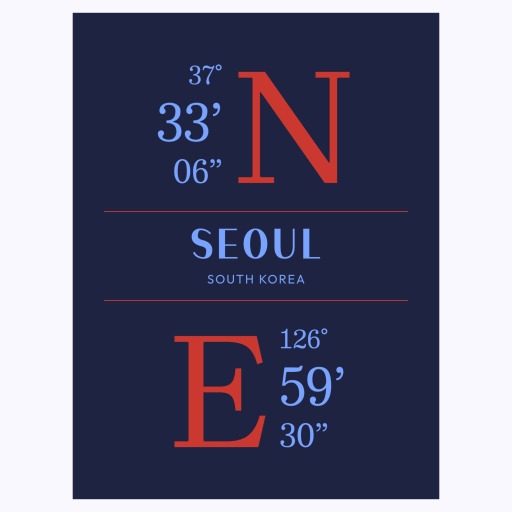 Seoul Coordinates Poster 1