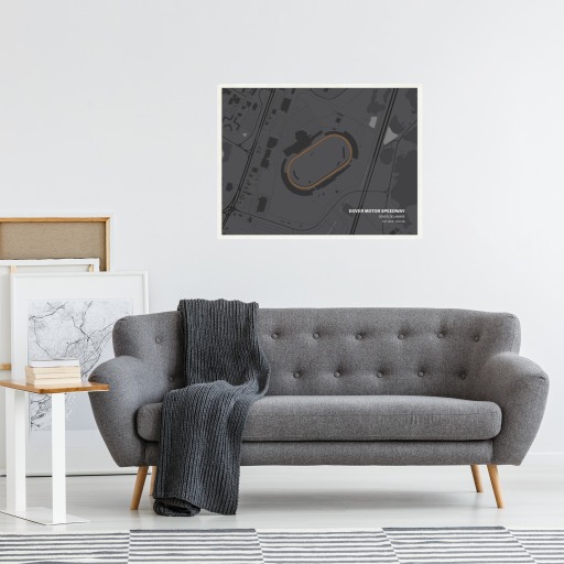 Dover Motor Speedway Poster - Track Map 4