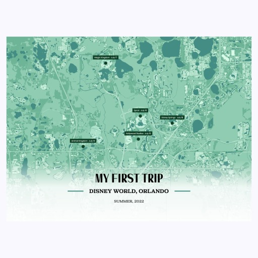 Our Family’s First Trip - Street Map 1