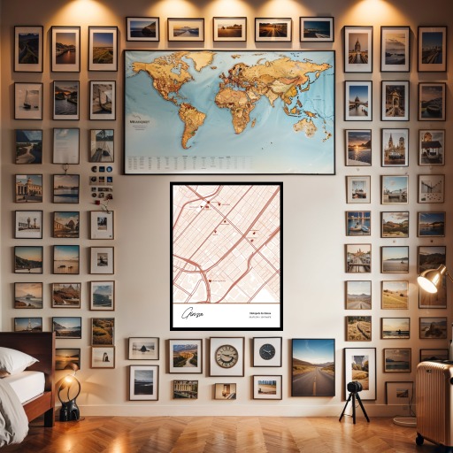 Hotspots in Ginza Poster - Street Map 2