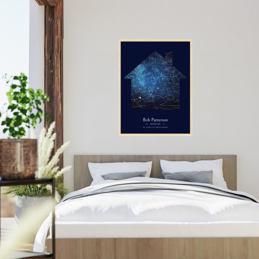 My Retirement Poster - Starry Celestial Map 5