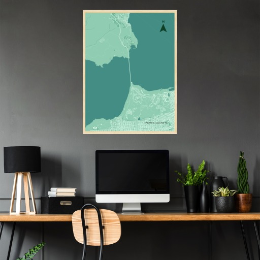 Golden Gate Bridge Poster - Street Map 2