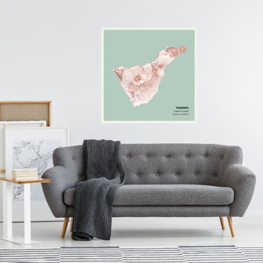 Island of Tenerife Poster - Street Map 4