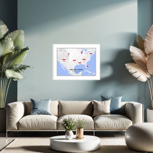 Our Family Poster - Street Map 2