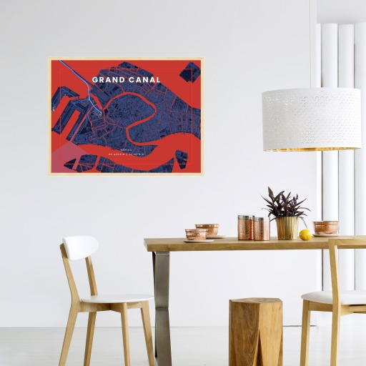 Grand Canal through Venice in High Energy Poster 4