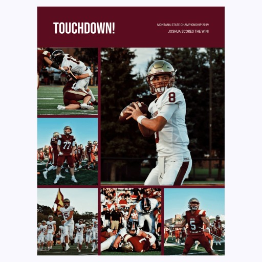 Football Championship Poster - Photo Collage Print 1