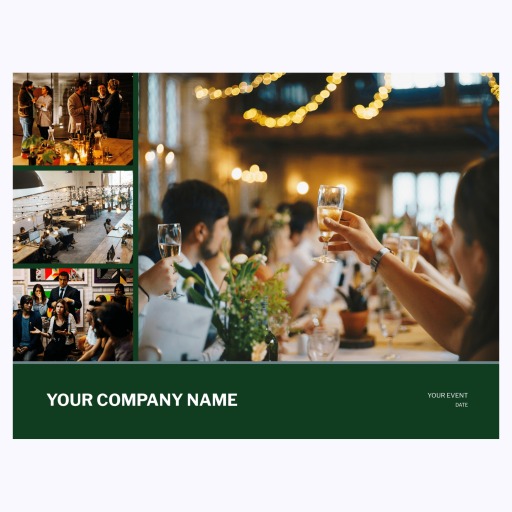 Office Christmas Party Poster - Photo Collage Print 1