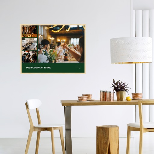 Office Christmas Party Poster - Photo Collage Print 3