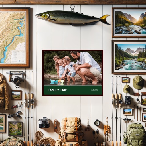 River Adventures with the Kids - Photo Collage Print 4