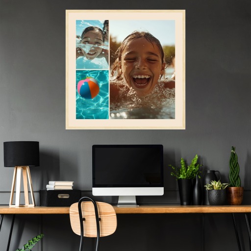 Pool Day Poster - Photo Collage Print 4