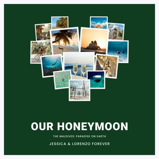 Our Honeymoon Trip Poster - Photo Collage Print 6