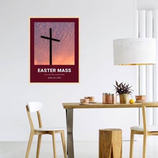 Easter Mass Poster - Photo Collage Print 10