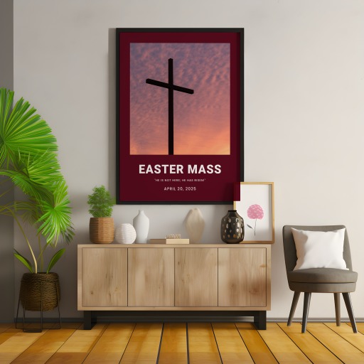 Easter Mass Poster - Photo Collage Print 8