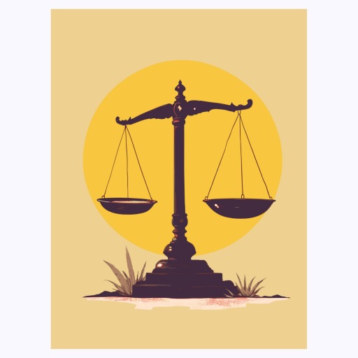 Libra in Vibrant Grunge Print - Custom Zodiac Sign Poster 6