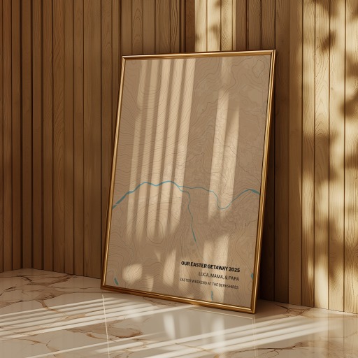 Our Easter Getaway Poster - Topographic Map 8