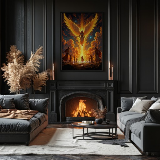 Judgement in Enchanted Surrealism Print - Custom Tarot Card Poster 11