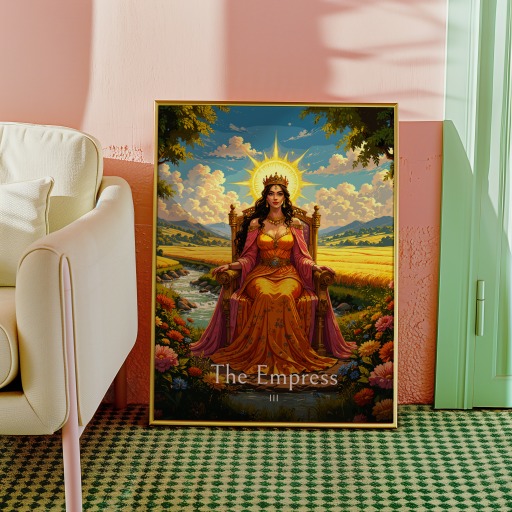 The Empress in Enchanted Surrealism Print - Custom Tarot Card Poster 10