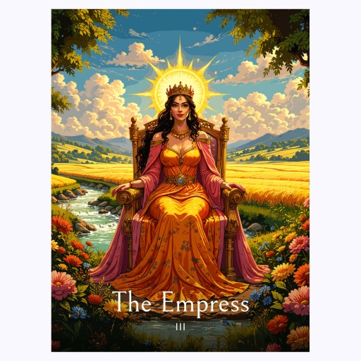The Empress in Enchanted Surrealism Print - Custom Tarot Card Poster 6