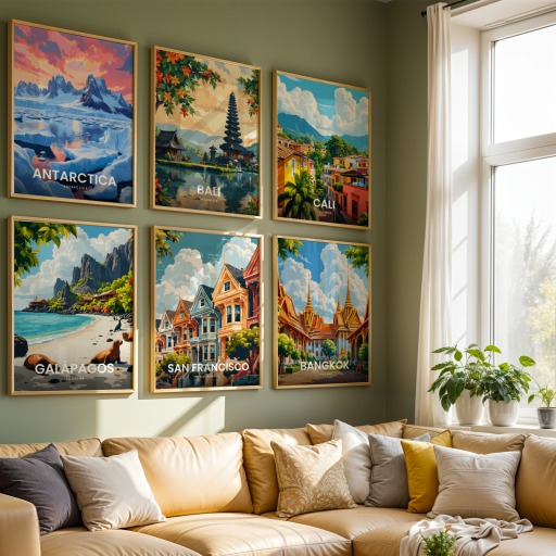 San Francisco Travel Print - Vintage Travel Art Poster 8