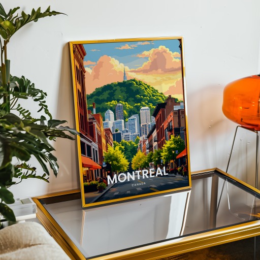 Montreal Travel Print - Vintage Travel Art Poster 9
