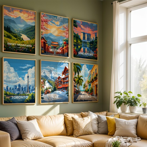 Vail Travel Print - Vintage Travel Art Poster 8