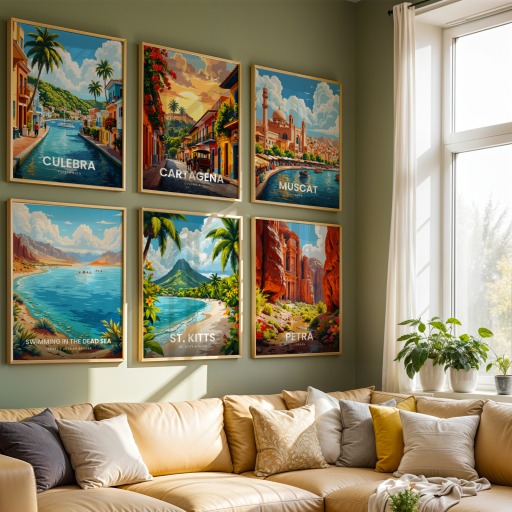 St. Kitts Travel Print - Vintage Travel Art Poster 8