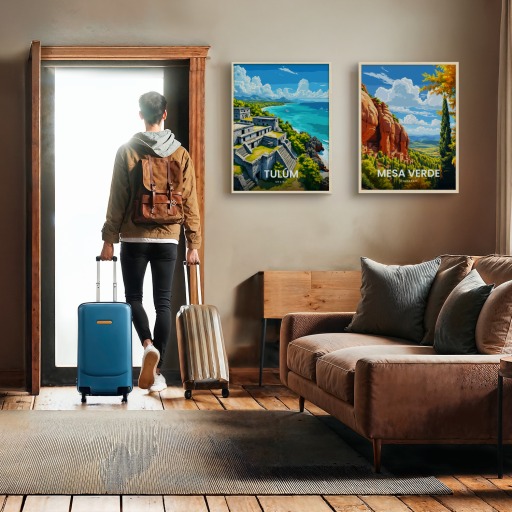 Tulúm Travel Print - Vintage Travel Art Poster 11