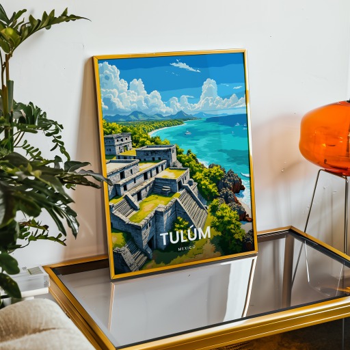 Tulúm Travel Print - Vintage Travel Art Poster 9