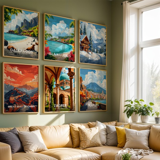 Zagreb Travel Print - Vintage Travel Art Poster 8