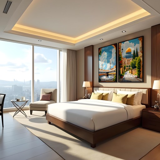 Jerusalem Travel Print - Vintage Travel Art Poster 10