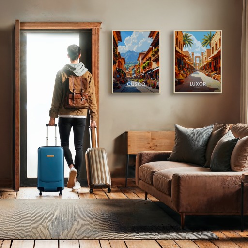 Cusco Travel Print - Vintage Travel Art Poster 11