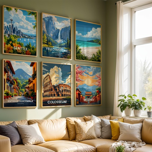 Colosseum Travel Print - Vintage Travel Art Poster 8