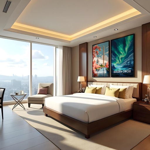 Aurora Borealis Travel Print - Vintage Travel Art Poster 10