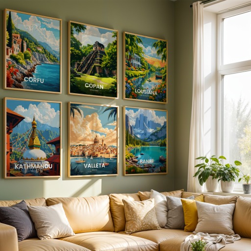 Valleta Travel Print - Vintage Travel Art Poster 7