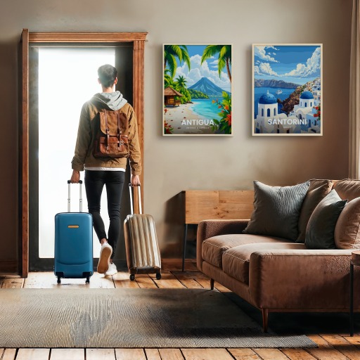 Antigua Travel Print - Vintage Travel Art Poster 11