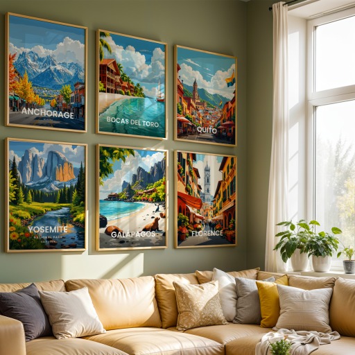 Galápagos Islands Travel Print - Vintage Travel Art Poster 8