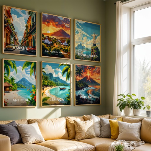 Jamaica Travel Print - Vintage Travel Art Poster 8