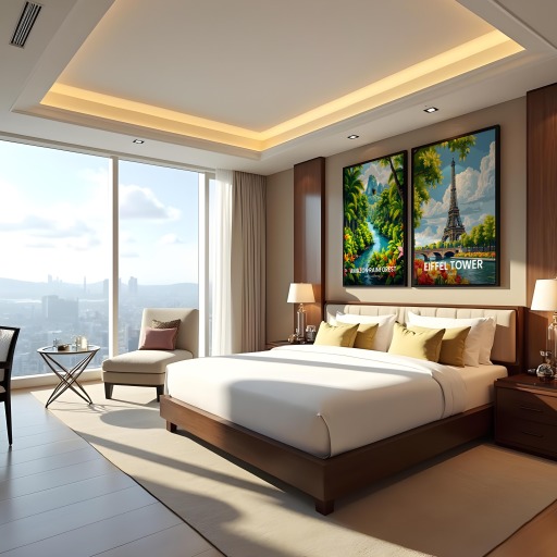 Eiffel Tower Travel Print - Vintage Travel Art Poster 9