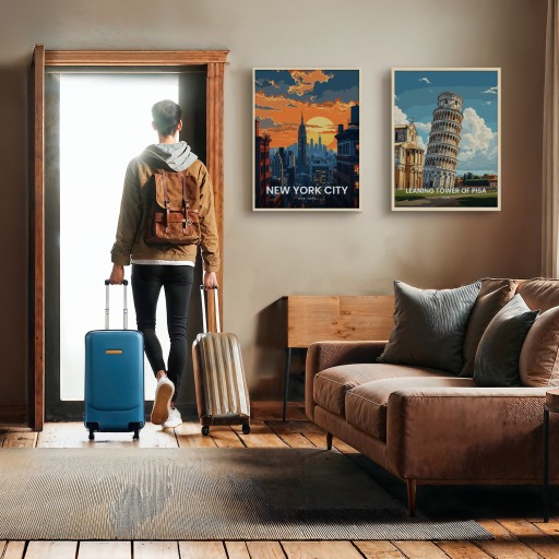 New York City Travel Print - Vintage Travel Art Poster 11