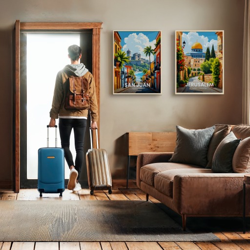 San Juan Travel Print - Vintage Travel Art Poster 11