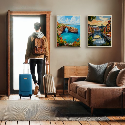 Malta Travel Print - Vintage Travel Art Poster 11