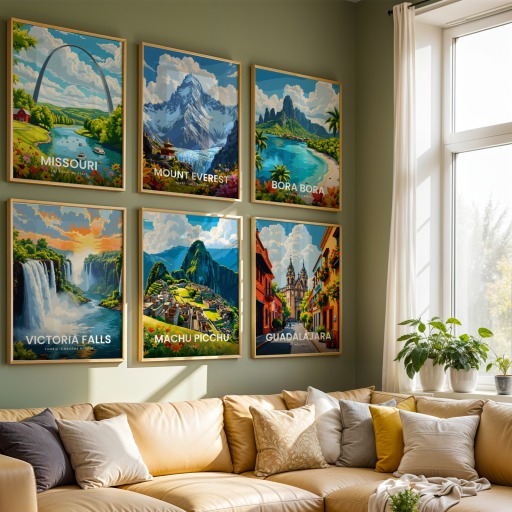 Machu Picchu Travel Print - Vintage Travel Art Poster  8